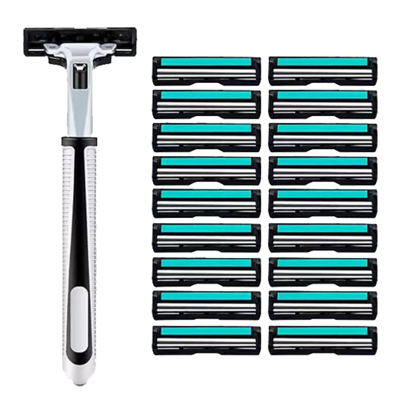 Manual Razor 2 Blade With 18 Replacement