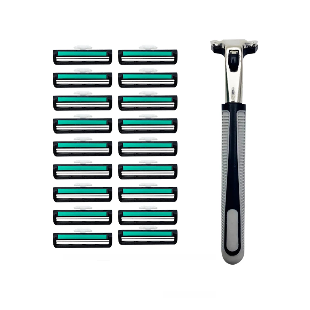 Manual Razor 2 Blade With 18 Replacement