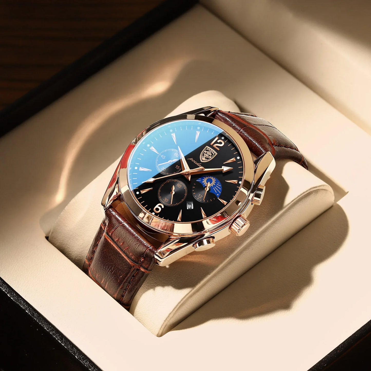 42mm - Luxury Style With Leather Strap
