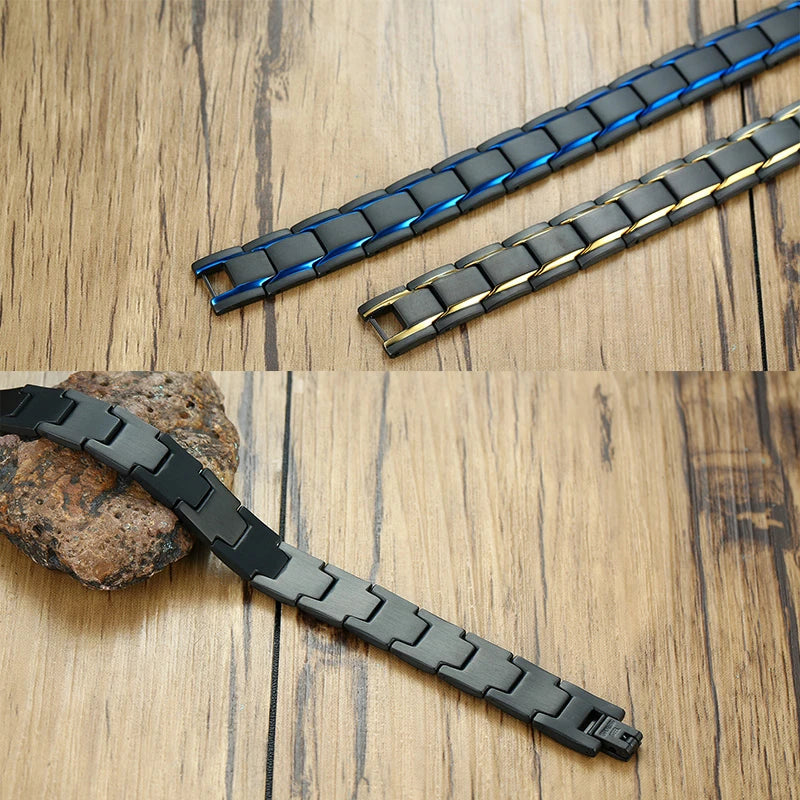 12mm Black Stainless Steel Bracelet