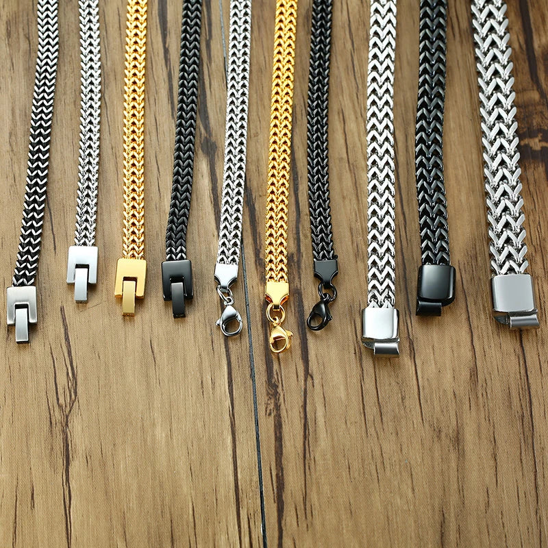 6.5-12mm Oxidised Miami Cuban Double Curb Bracelet