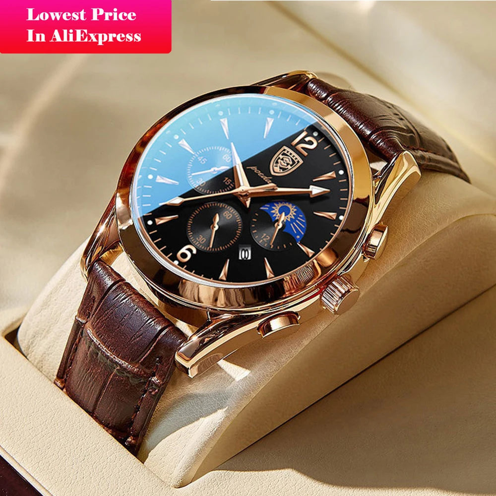 42mm - Luxury Style With Leather Strap