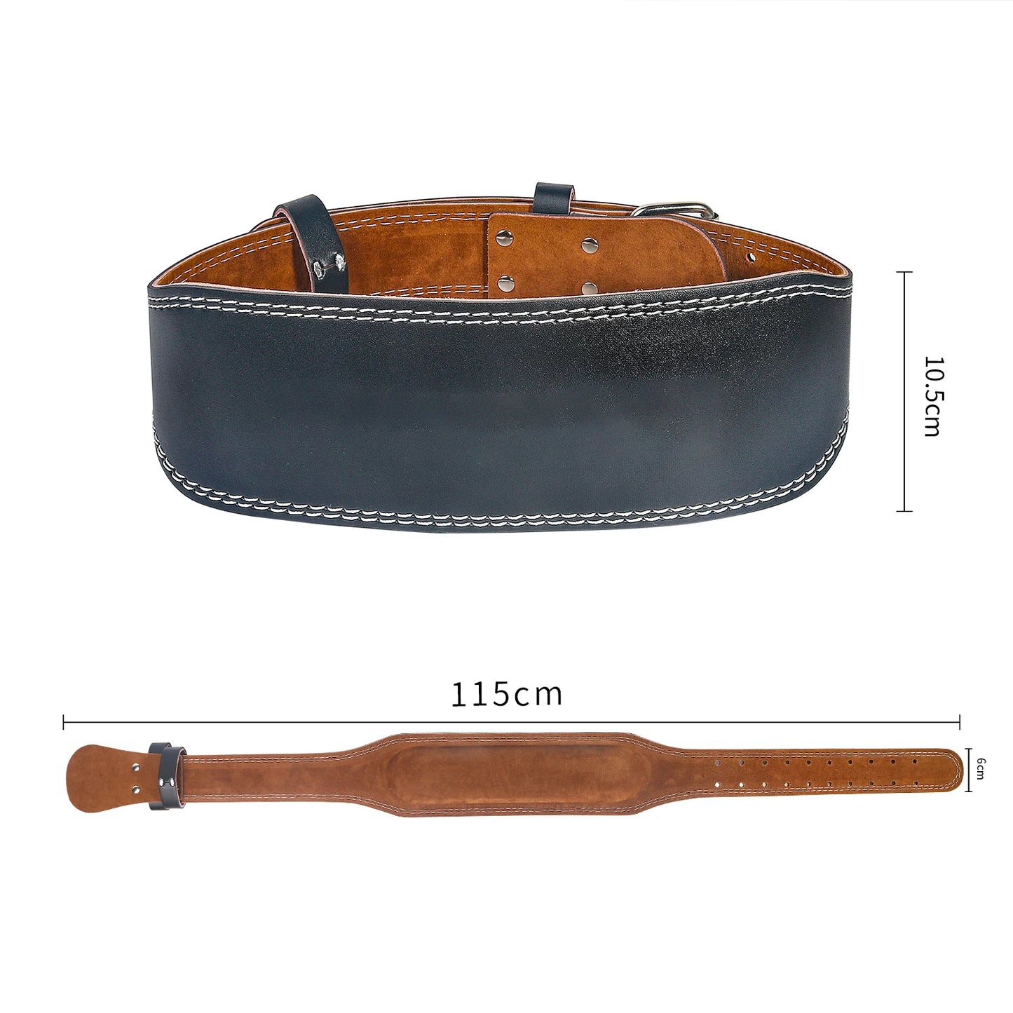 Genuine Leather Weightlifting Belt
