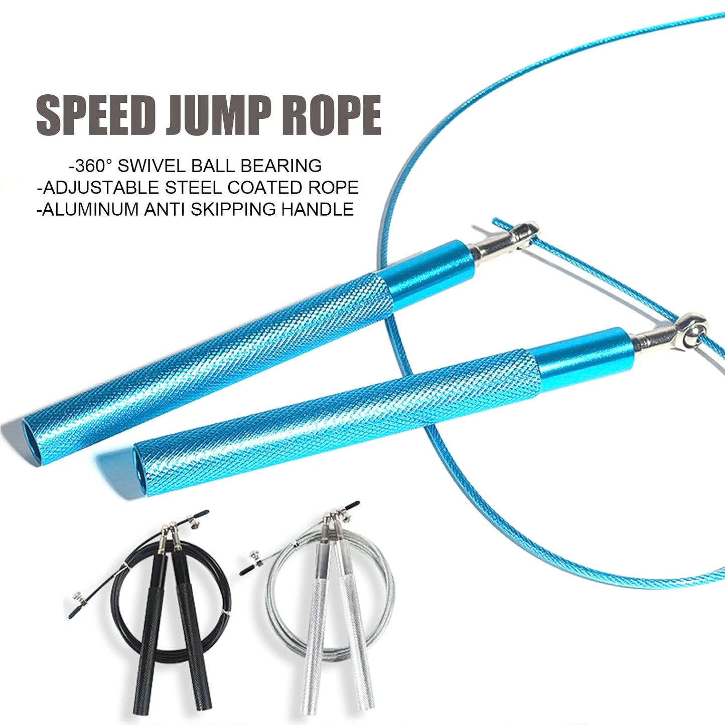Speed Jump Rope 360° Swivel Ball Bearing