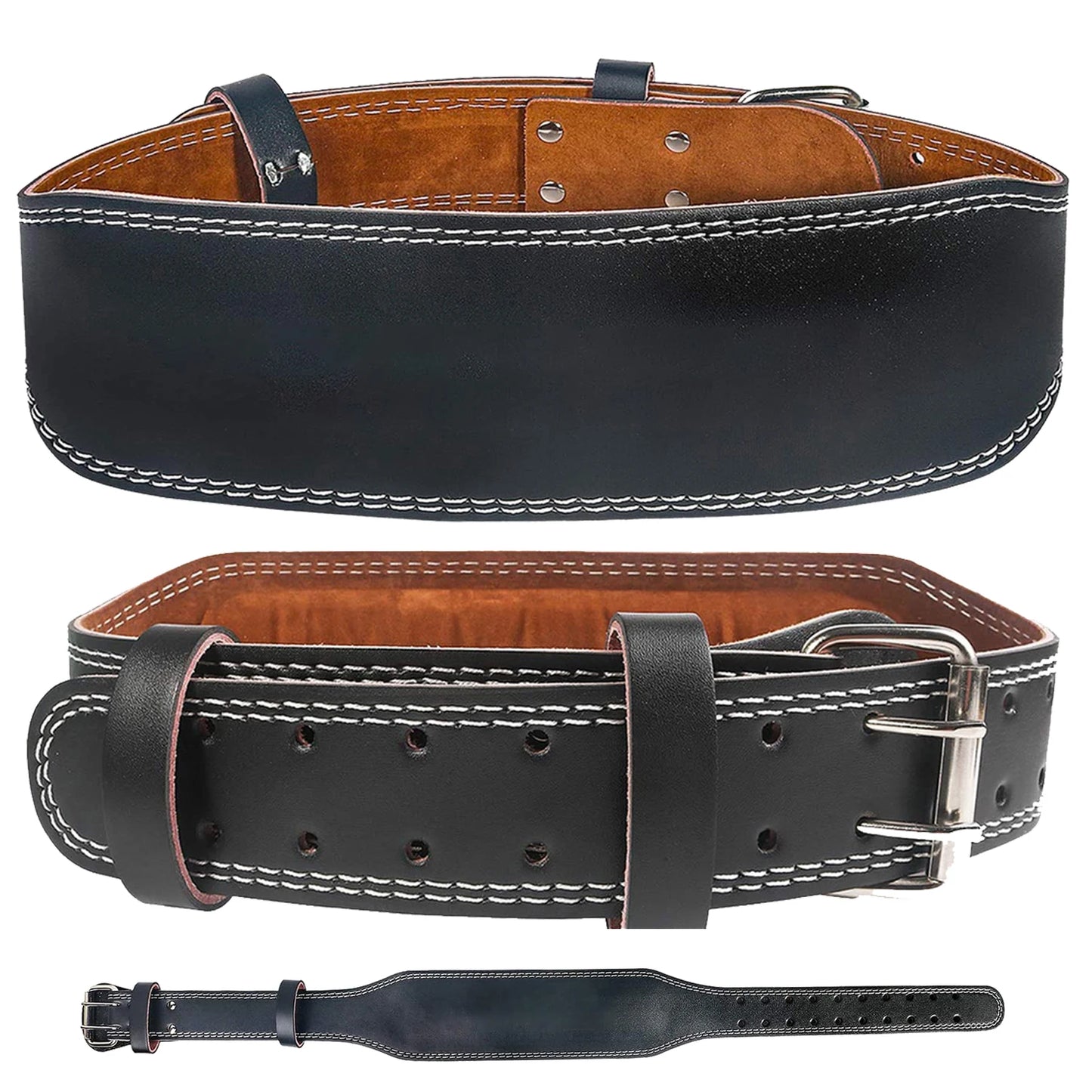 Genuine Leather Weightlifting Belt