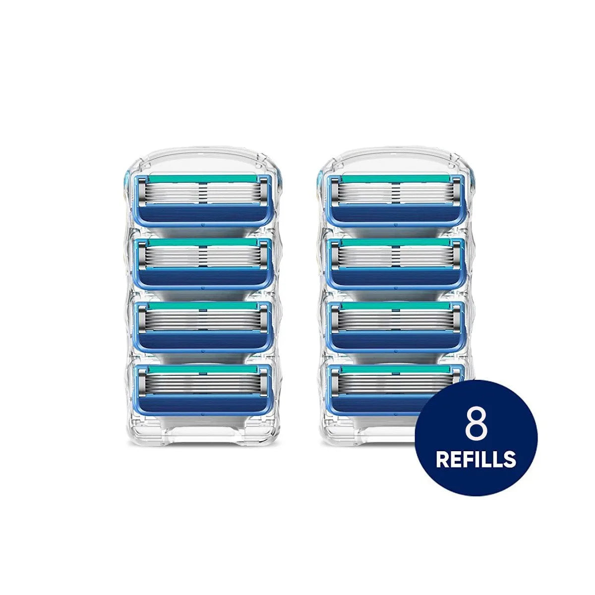 Manual Razor 5 Blade 8 Razor Heads