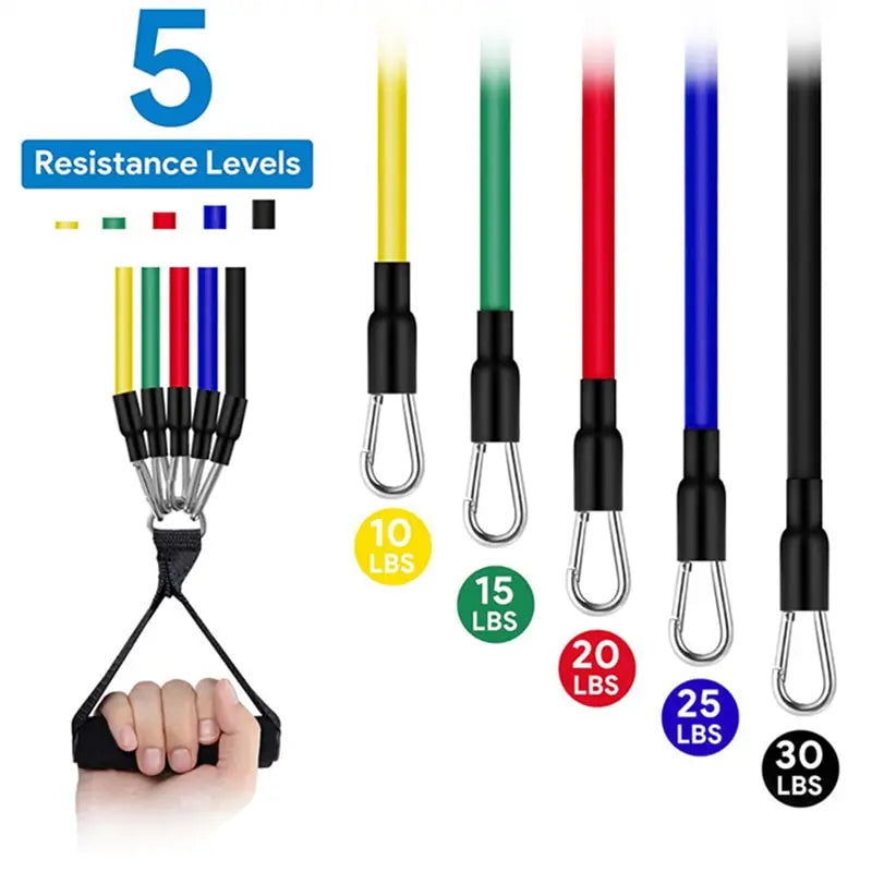 11Pcs Resistance Bands