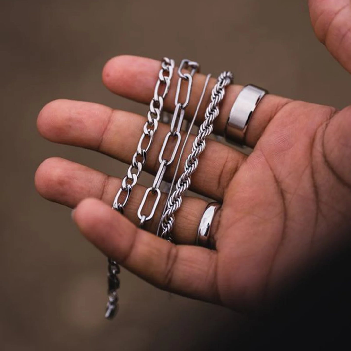Multiple Stainless Steel Bracelet Sets